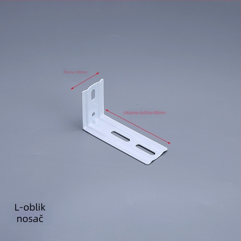 Gornji držač zavjese — višenamjenski, model Curtain top code, materijal čelik, za viseće zavjese, stil moderni minimalizam