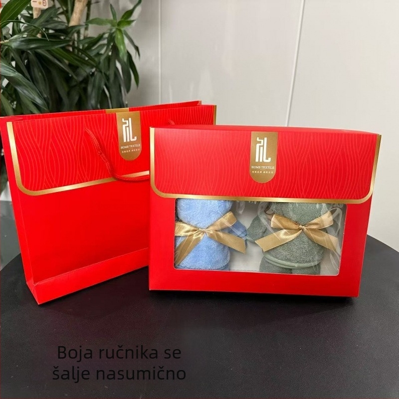 Ručník s motivom medvjeda – upijajući, debeli; svadbeni suvenir, težina 200 g ili više, proizvodni postupak: tisak, Jacquard