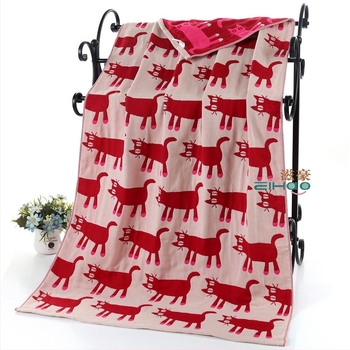 Zihao YZ ručnik za kupanje, trostruki sloj pamuk gazasti ručnik, za odrasle i djecu, 320 g, 32 niti, završna obrada Jacquard