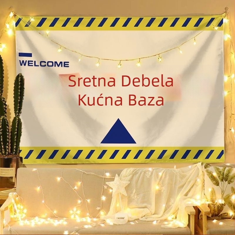 Instagram-stilu minimalistička zidna tapiserija za spavaću sobu i dnevni boravak, s blackout efektom – dekorativna pozadina zida