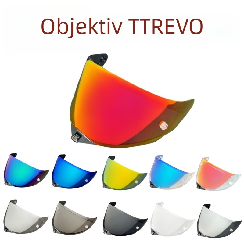 Leće kacige TT REVO – elektroplatirane, zaštita od sunca, UV zaštita, visoka rezolucija noćnog vida, dodaci za kacigu