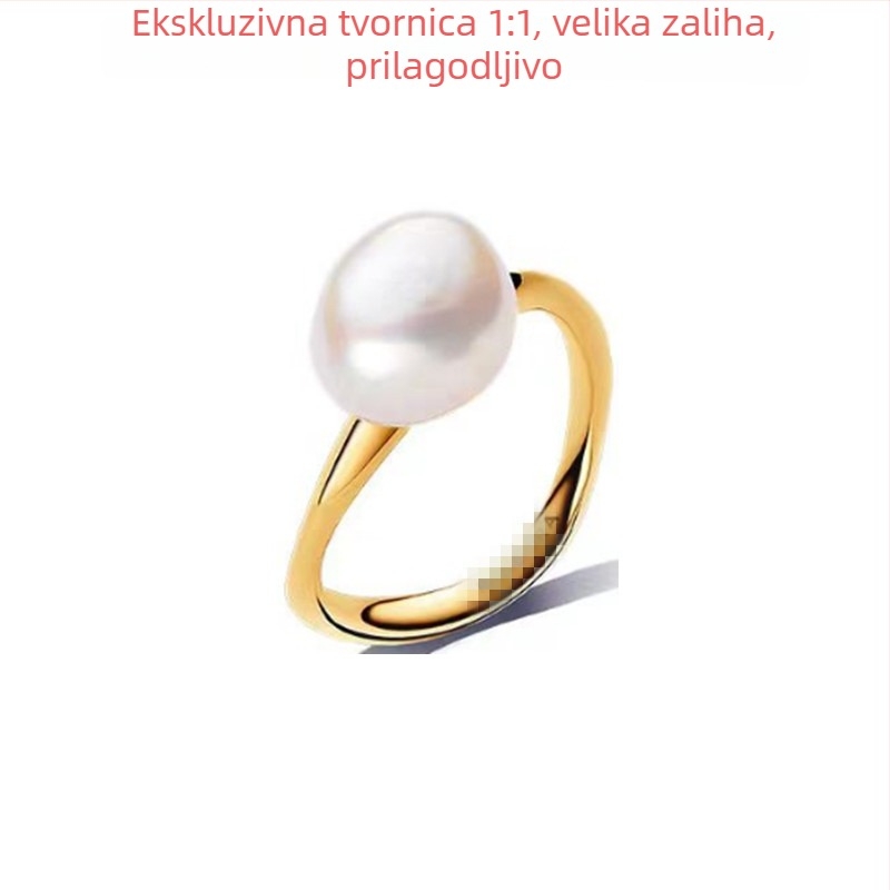 Unisex srebrni prsten 925 sa geometrijskim dizajnom i cirkonijem, lagani luksuz stil