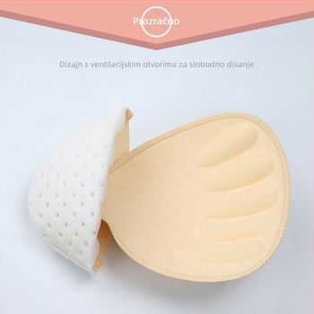 Spužvasti jednoplošni umetak grudnjaka za sport — bez šavova, debeo, prozračan, naglašava dekolte