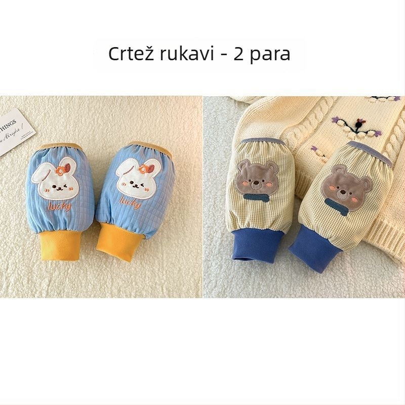 Dječji velurovi zaštitnici rukava, jednobojni, topli, unisex, za uzrast 3–8 godina, proljeće, originalni dizajn