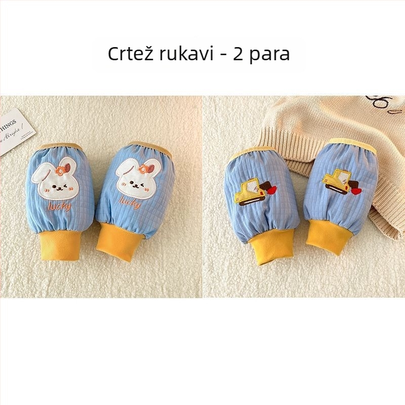 Dječji velurovi zaštitnici rukava, jednobojni, topli, unisex, za uzrast 3–8 godina, proljeće, originalni dizajn