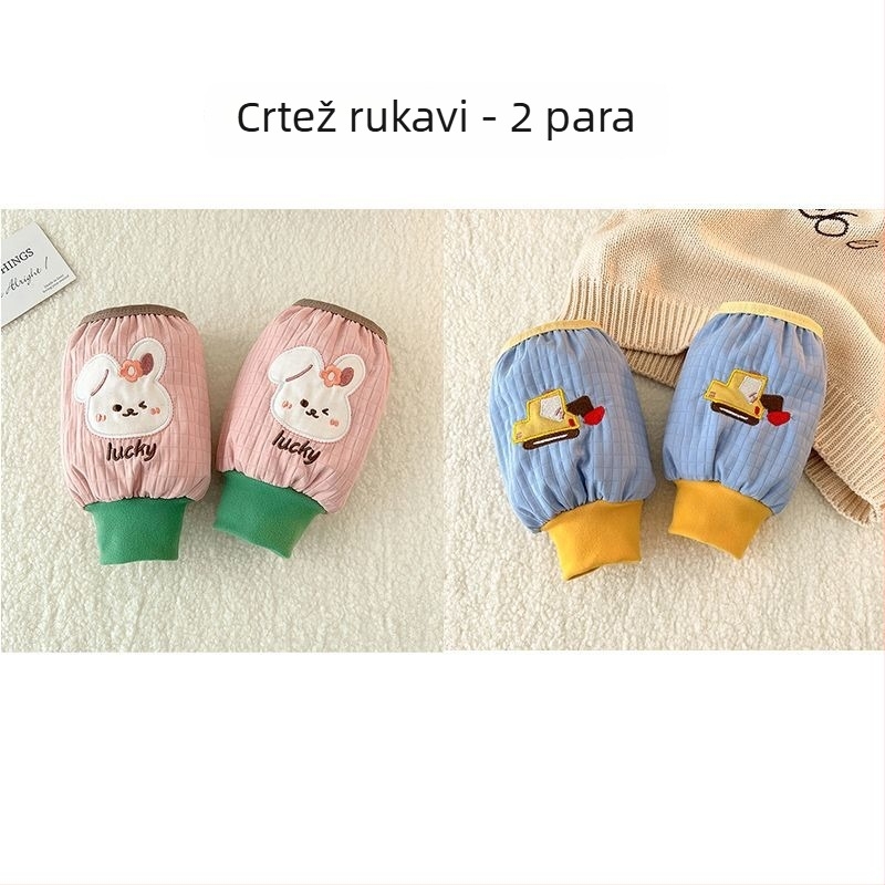 Dječji velurovi zaštitnici rukava, jednobojni, topli, unisex, za uzrast 3–8 godina, proljeće, originalni dizajn
