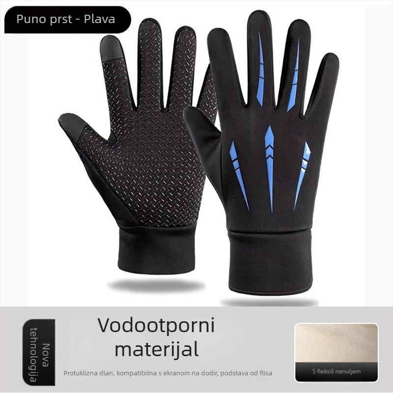 Rukavice za vožnju biciklom - unisex, odrasli, materijal: svila s floralnim uzorkom, uzorak 69850, proljetno vrijeme