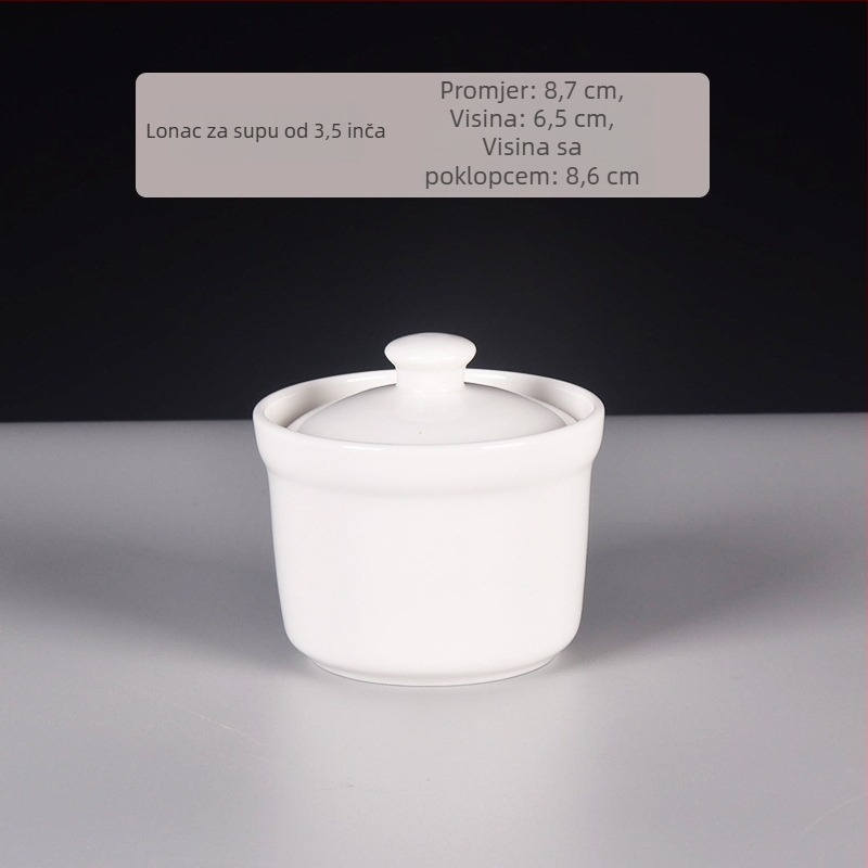 Porcelanska zdjela, moderni minimalistički stil, pogodna za mikrovalnu pećnicu, površina s podglazurnom bojom, mogućnost prilagođavanja