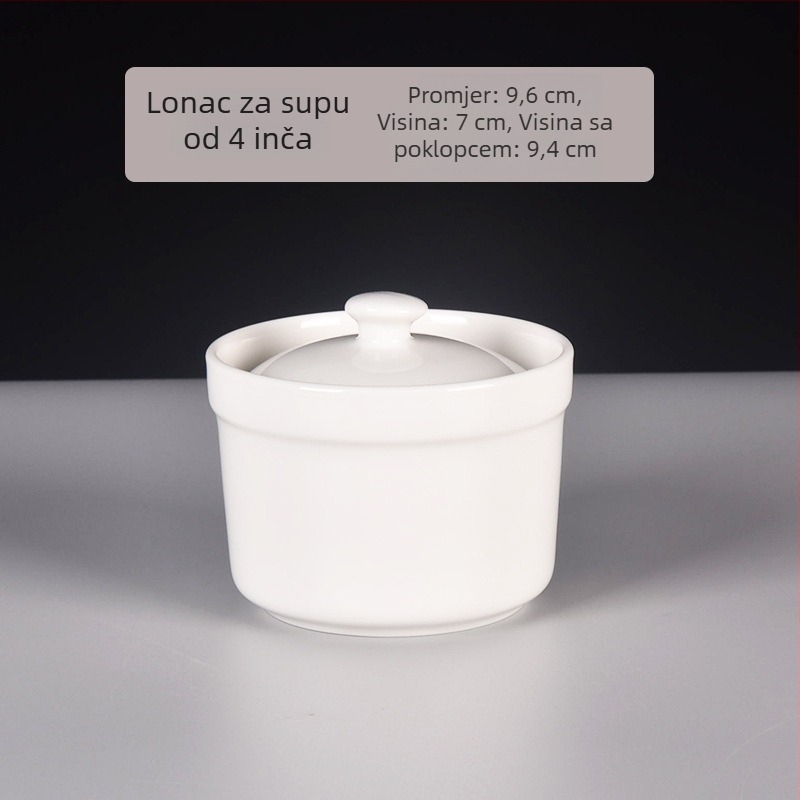 Porcelanska zdjela, moderni minimalistički stil, pogodna za mikrovalnu pećnicu, površina s podglazurnom bojom, mogućnost prilagođavanja