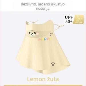 Dječja UV-maska od ice-silk, bez šavova, s zaštitom očiju