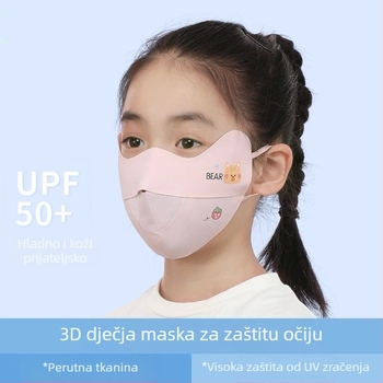 Dječja UV-maska od ice-silk, bez šavova, s zaštitom očiju