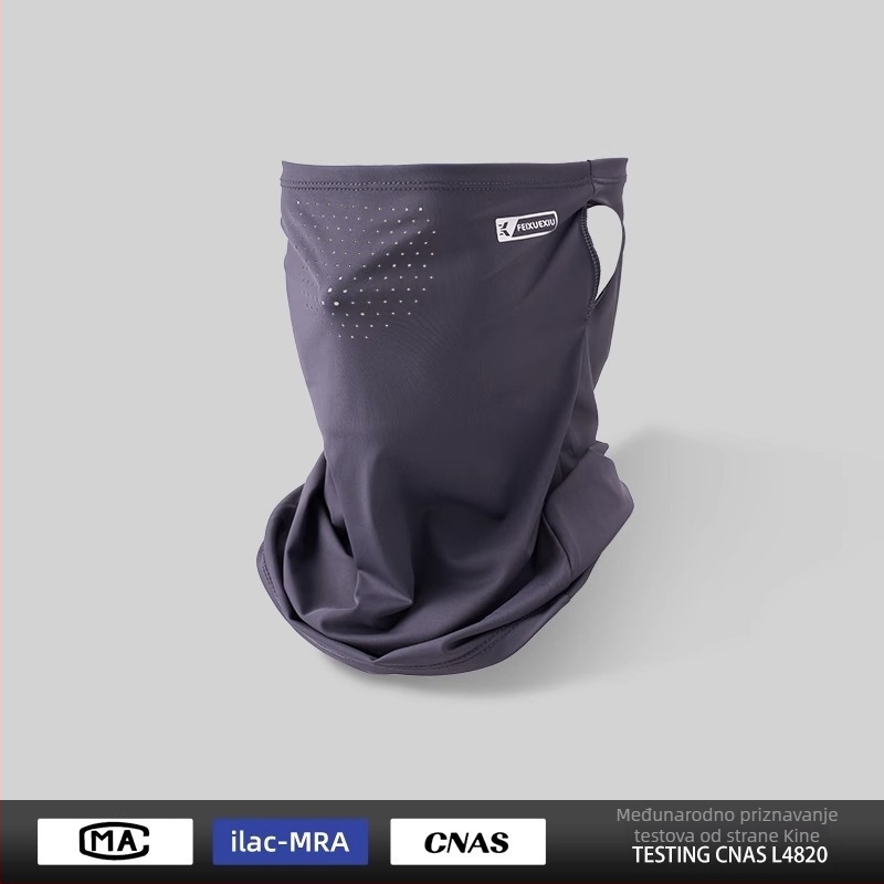 Šešir za sunce s UV zaštitom i maskom za lice za outdoor sportove, prozračan najlonski Ice Silk ovratnik za biciklizam i ribolov