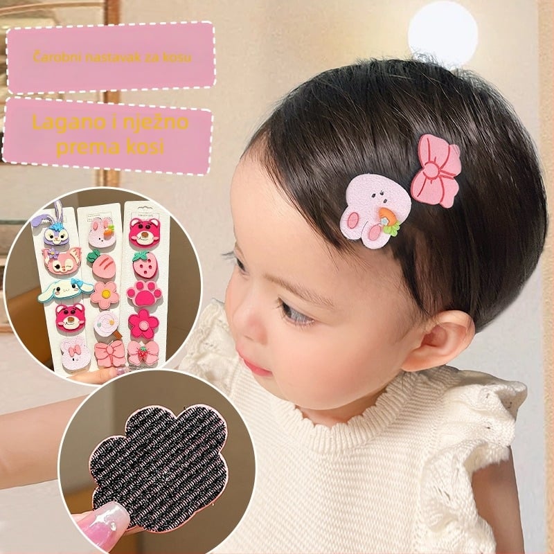 Frizirni клип za bebe i djecu – sladak stil, Ljeto 2025, Materijal: Drugo, Podrijetlo: Zhejiang, Kategorija: Dodaci za glavu