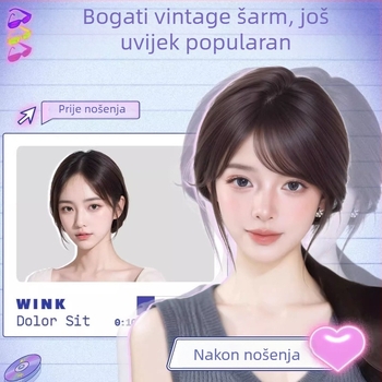 Perika s šiškama – nagnute šiške, vlakno otporne na visoku temperaturu, model Lh136, obrada mehanizmom