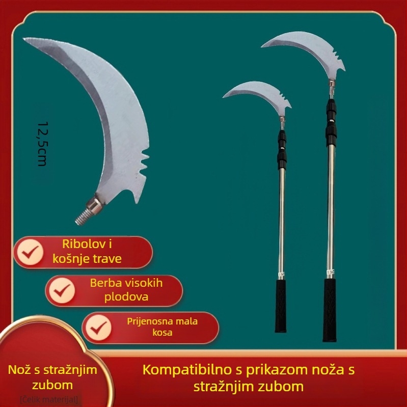 Teleskopska šipka za vješanje lampiona, vanjska upotreba, lampion u obliku zimskog dinje, sitotisk Silk Screen, Novi kineski stil