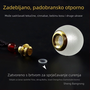 Akrilni ogrlica s privjeskom od bočice, etnički stil, svjež i sladak izgled, proljeće 2023