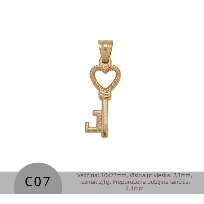 Nakit - ogrlica od nehrđajućeg čelika, oblik zvijezde, otisak, stacking stil (Materijal: nehrđajući čelik; Oblik: zvijezda; Tehnika: otisak; Stil: stacking; Sezona: ljeto 2023)