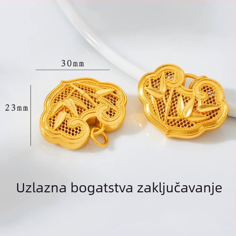 Bakreno ogrlica s vintage kompasnim privjeskom, elektroplatinirani završetak, vintage stil, proljeće 2024