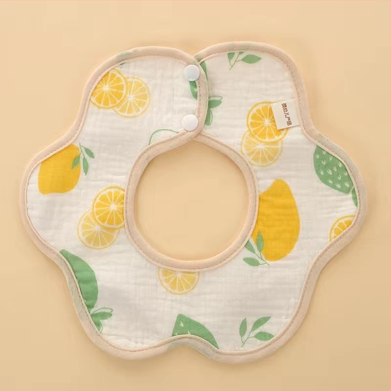 Delicate pamučni vodootporni bebin bib, unisex, uzorak životinja/crtani film, 0–1 godina, sigurnosna razina A