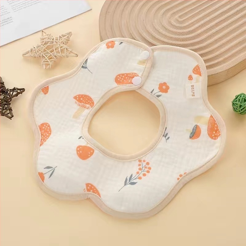 Delicate pamučni vodootporni bebin bib, unisex, uzorak životinja/crtani film, 0–1 godina, sigurnosna razina A