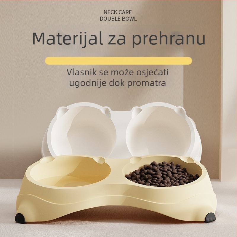 Miska za mačke od nehrđajućeg čelika, pribor za hranjenje kućnih ljubimaca, podrijetlo Zhejiang