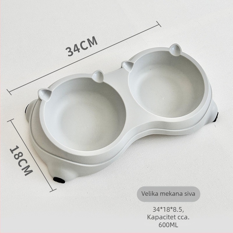 Miska za mačke od nehrđajućeg čelika, pribor za hranjenje kućnih ljubimaca, podrijetlo Zhejiang