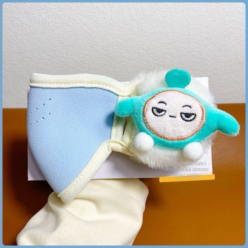 Dječja topla maska s ušnim zaštitama — sve-u-jednom: poliester vlakno, vezeno, karikatura uzorak, zaštita od prašine