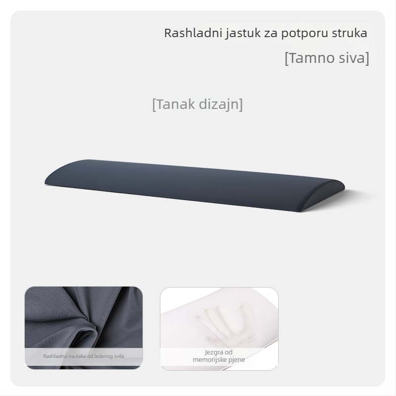 Jastuk od memorijske pjene za lumbalnu podršku tijekom spavanja