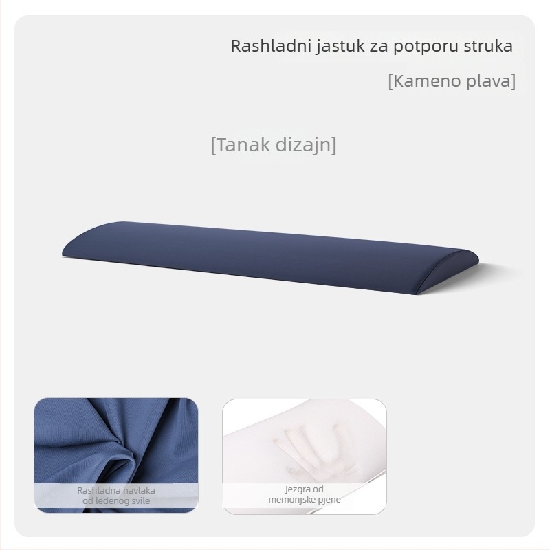 Jastuk od memorijske pjene za lumbalnu podršku tijekom spavanja