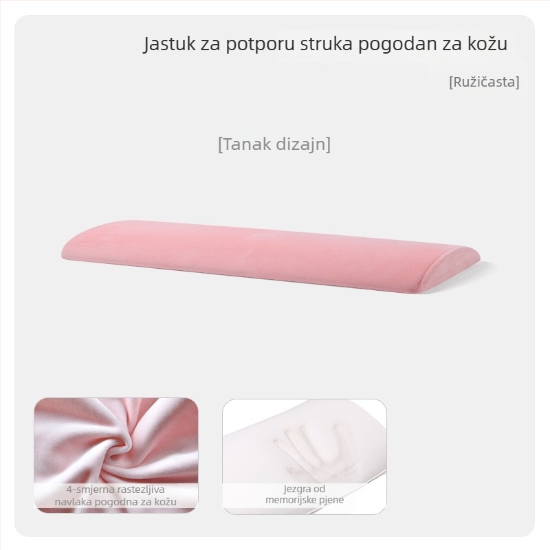 Jastuk od memorijske pjene za lumbalnu podršku tijekom spavanja