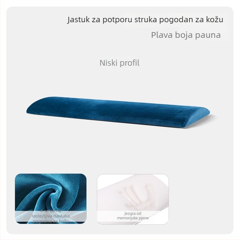Jastuk od memorijske pjene za lumbalnu podršku tijekom spavanja