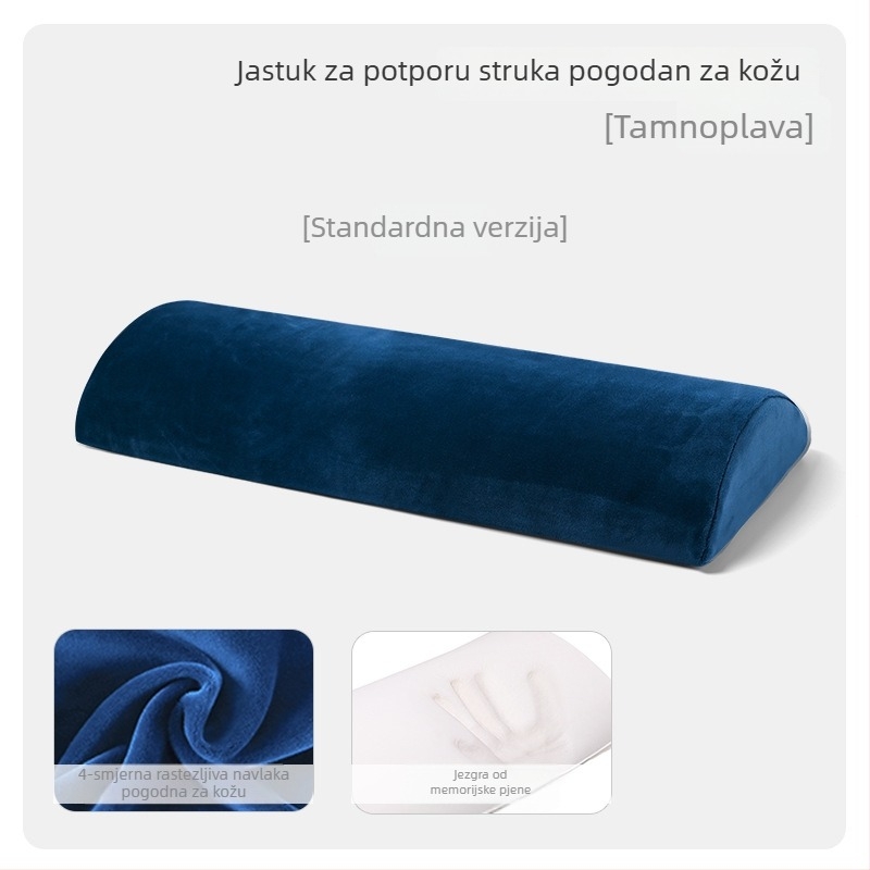 Jastuk od memorijske pjene za lumbalnu podršku tijekom spavanja