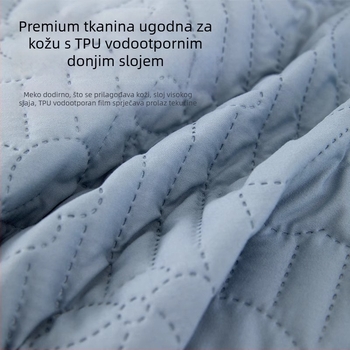 Jastučnica od poliesterskih vlakana, kapitone, reaktivni tisak, moderan stil — Autumn Thoughts, prilagodljivo