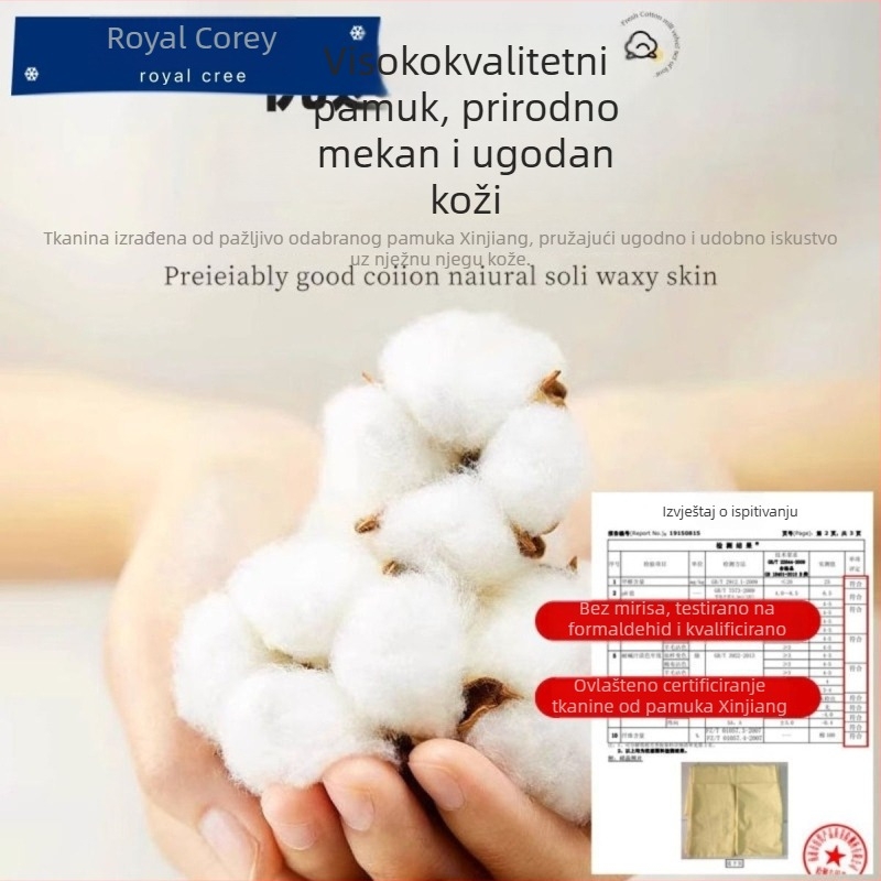 Royal Corey Klasa A, navlaka za pokrivač od 100% pamuka s mekanim plišastim završetkom, 150 x 200 cm, za dvokrevetnu posteljicu