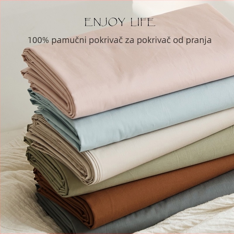 Navlaka za pokrivač, 100% pamuk, jednostavno tkanje, 40 niti, težina 2000–2500 g, reaktivno bojanje