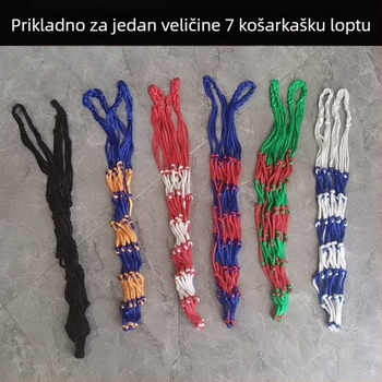 Košarkaška mreža – debeli mreža za koš, kompatibilna s stupom/okvirom, vanjska uporaba