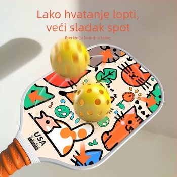 Dječja pickleball paleta od staklenih vlakana, karikatura dizajn, Lidakang, 175±5 g