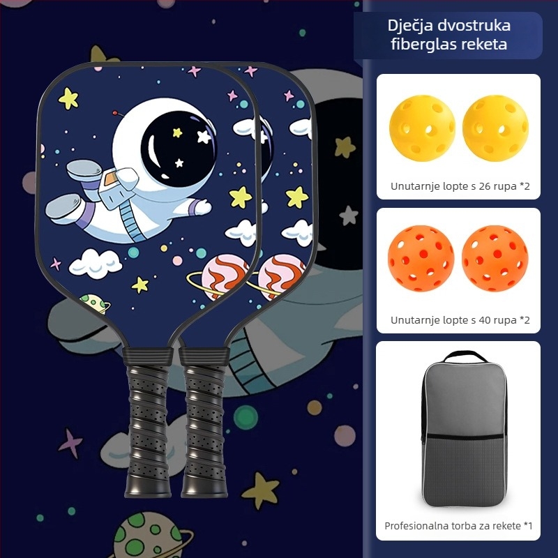 Dječja pickleball paleta od staklenih vlakana, karikatura dizajn, Lidakang, 175±5 g