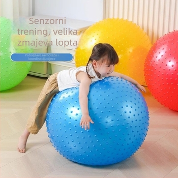 ABS joga lopta za djecu i bebe — debela, otporna na eksploziju fitness lopta za senzornu stimulaciju (dizajn zmaja)