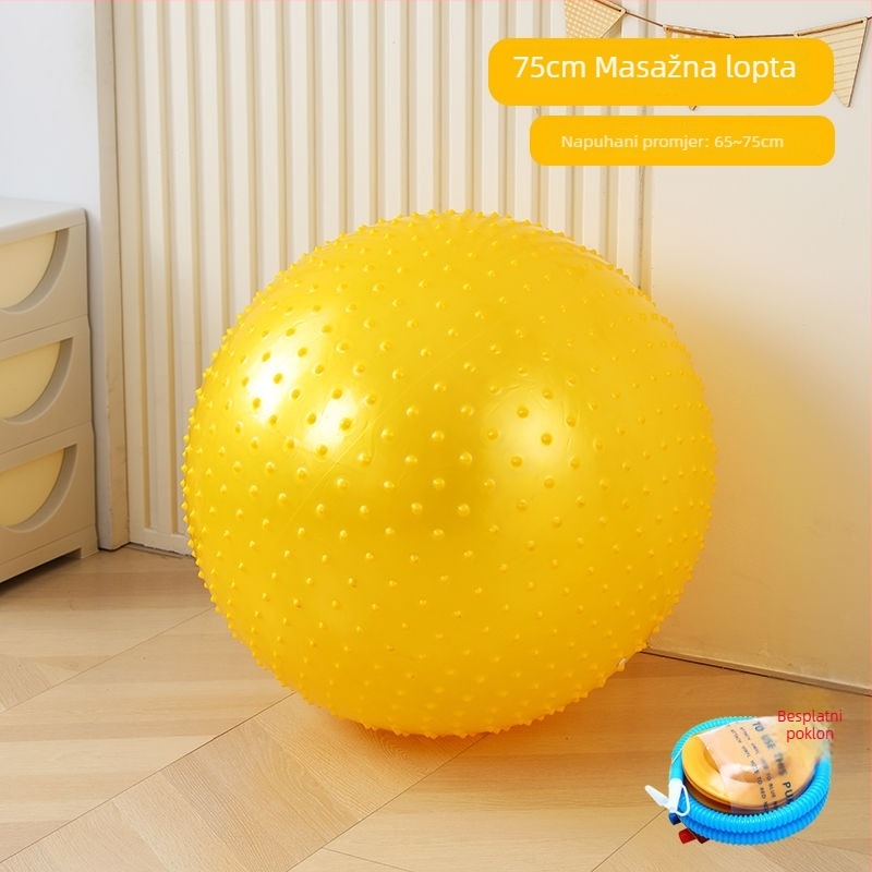 ABS joga lopta za djecu i bebe — debela, otporna na eksploziju fitness lopta za senzornu stimulaciju (dizajn zmaja)