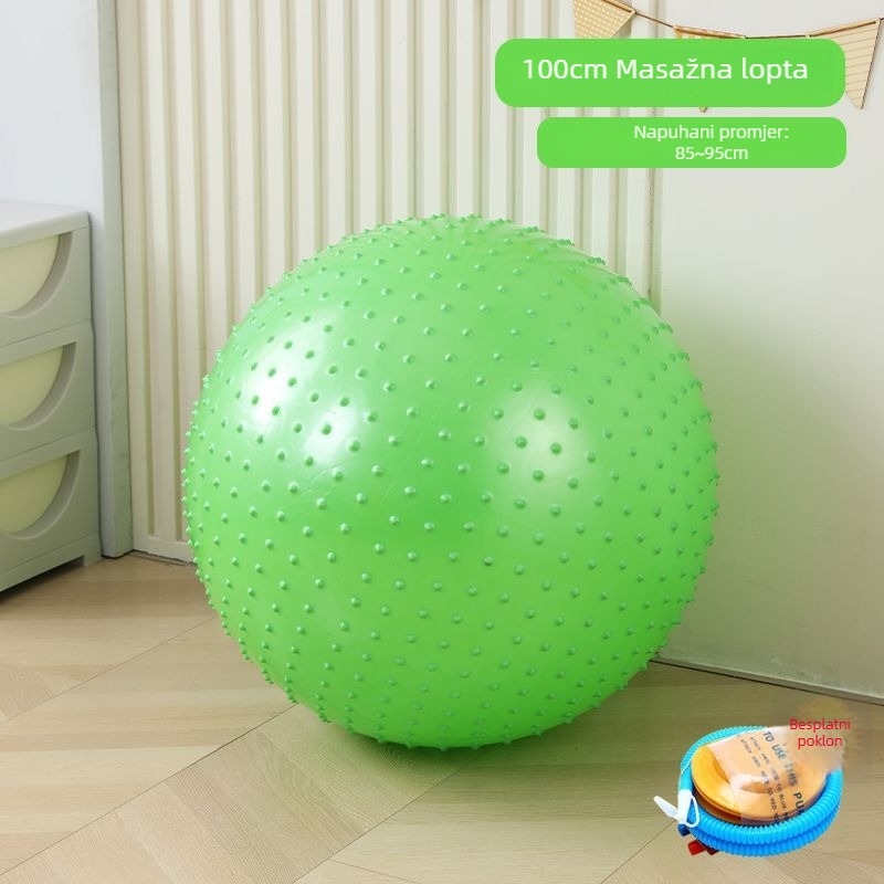 ABS joga lopta za djecu i bebe — debela, otporna na eksploziju fitness lopta za senzornu stimulaciju (dizajn zmaja)