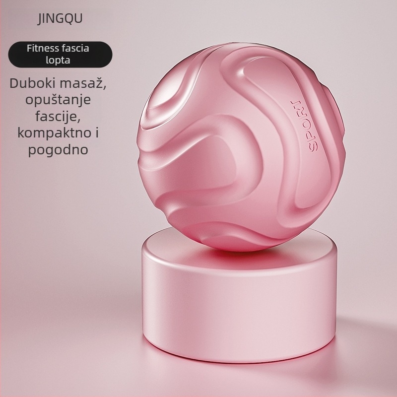 Fasična masažna lopta za masažu stopala, duboka relaksacija mišića na akupunkturnim točkama, olakšanje ramena i vrata, joga meridijanska lopta; Materijal: TPE; Težina: 135 g; Nije napuhljiva