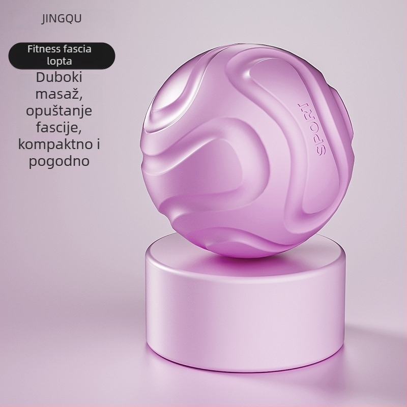 Fasična masažna lopta za masažu stopala, duboka relaksacija mišića na akupunkturnim točkama, olakšanje ramena i vrata, joga meridijanska lopta; Materijal: TPE; Težina: 135 g; Nije napuhljiva