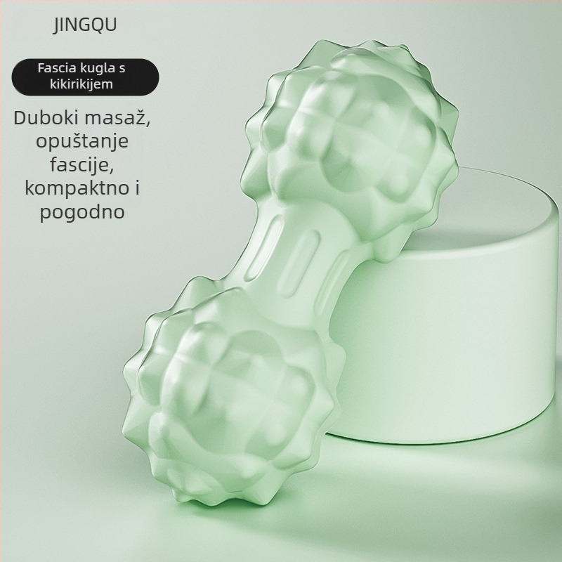 Fasična masažna lopta za masažu stopala, duboka relaksacija mišića na akupunkturnim točkama, olakšanje ramena i vrata, joga meridijanska lopta; Materijal: TPE; Težina: 135 g; Nije napuhljiva