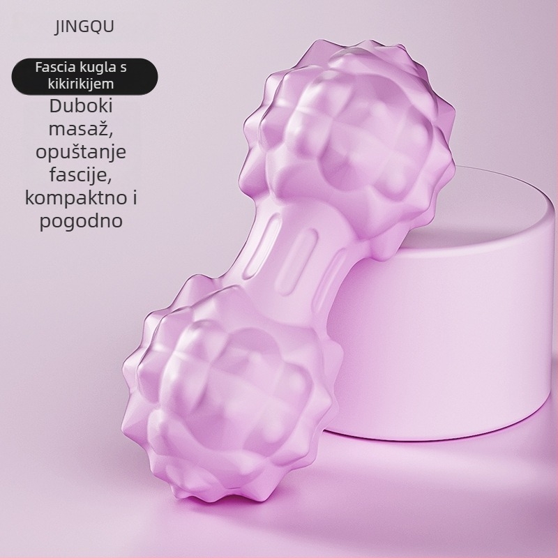 Fasična masažna lopta za masažu stopala, duboka relaksacija mišića na akupunkturnim točkama, olakšanje ramena i vrata, joga meridijanska lopta; Materijal: TPE; Težina: 135 g; Nije napuhljiva