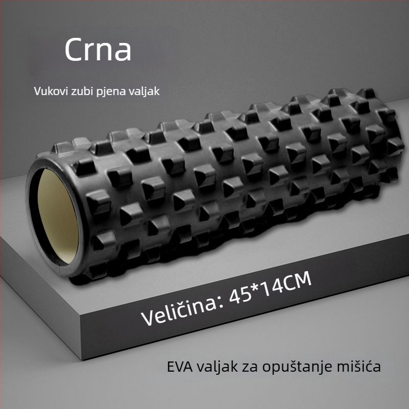 Joga valjak EVA – polumjesečev oblik, EVA materijal, za masažu i fitness