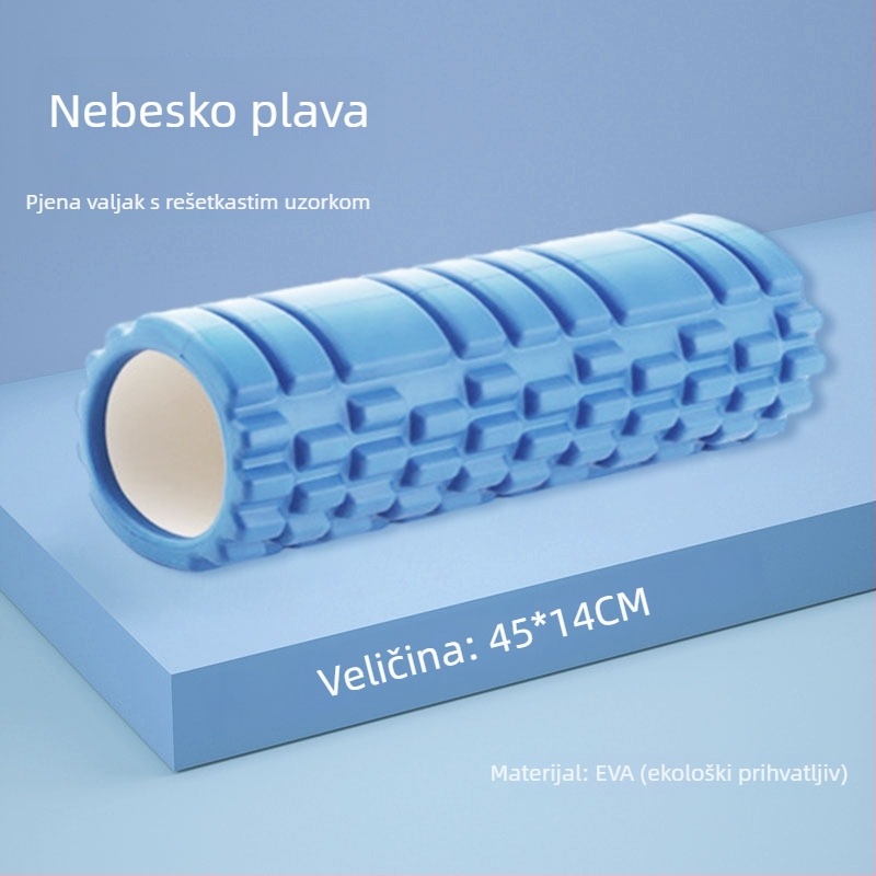 Joga valjak EVA – polumjesečev oblik, EVA materijal, za masažu i fitness