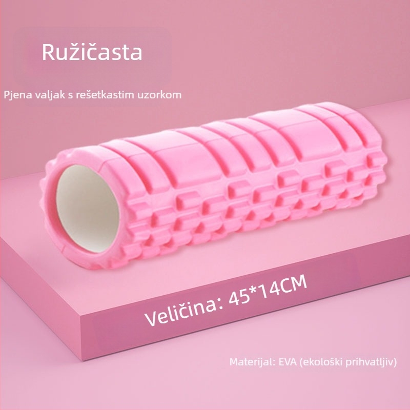 Joga valjak EVA – polumjesečev oblik, EVA materijal, za masažu i fitness