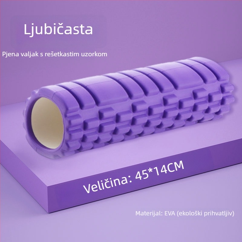 Joga valjak EVA – polumjesečev oblik, EVA materijal, za masažu i fitness