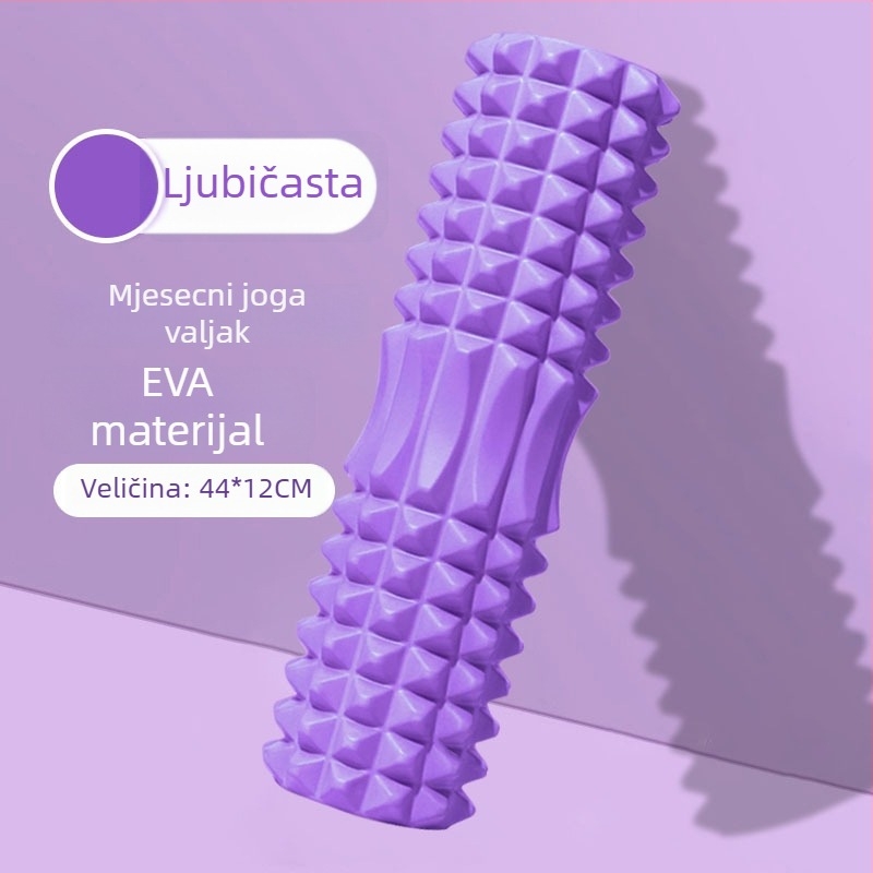 Joga valjak EVA – polumjesečev oblik, EVA materijal, za masažu i fitness